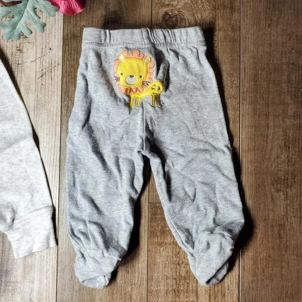 Carter's and Chick Pea Unisex Baby Pants Bundle Size 3-6 Months